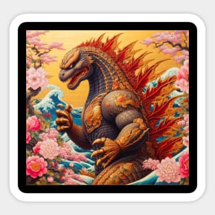 Godzilla Sticker